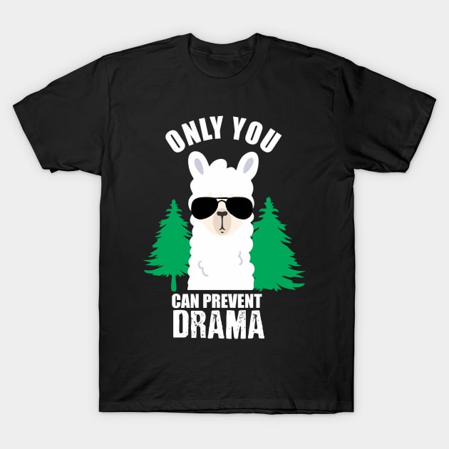 only you can prevent drama T-Shirt by Vortex.Merch